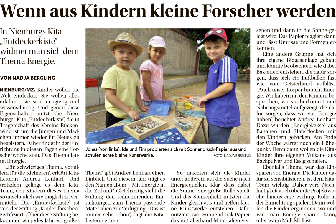 Zeitungsartikel